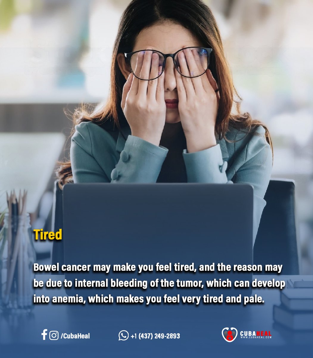 Cuba_Heal's tweet photo. Warning signs of #bowel #cancer 
 
CubaHeal is a global organization specialized in facilitating medical treatments, providing medical education services, in addition to patient and student care in the Republic of Cuba.

#BowelCancer #DidYouKnow #HealthForAll #healthcare https://t.co/QHwuinSRYq