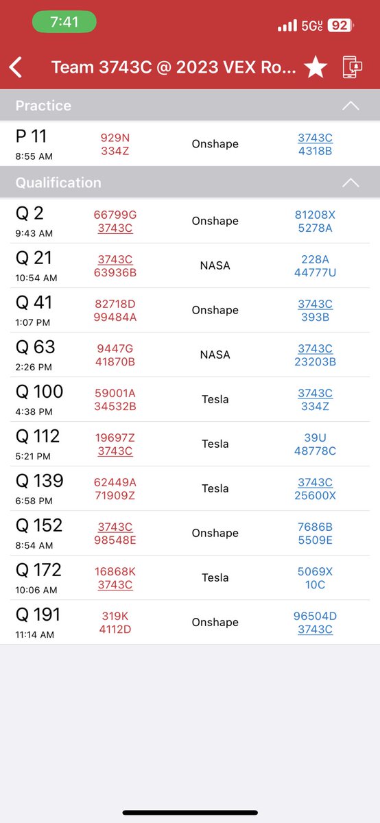 ErieHighRobots's tweet image. Watch 3743C compete in the Technology Division today at #VEXWorlds 

vexworlds.tv/#/channels/all