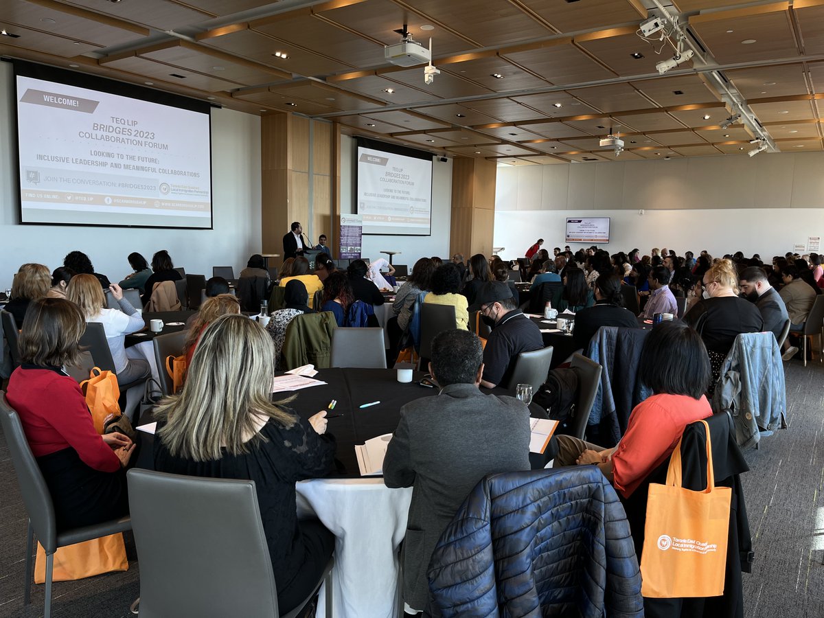 Leadership, inclusion and collaboration. It's a full house here and we're getting started! Our #BRIDGES2023 is happening and we can't wait for a day full of meaningful connections and engaging conversations.