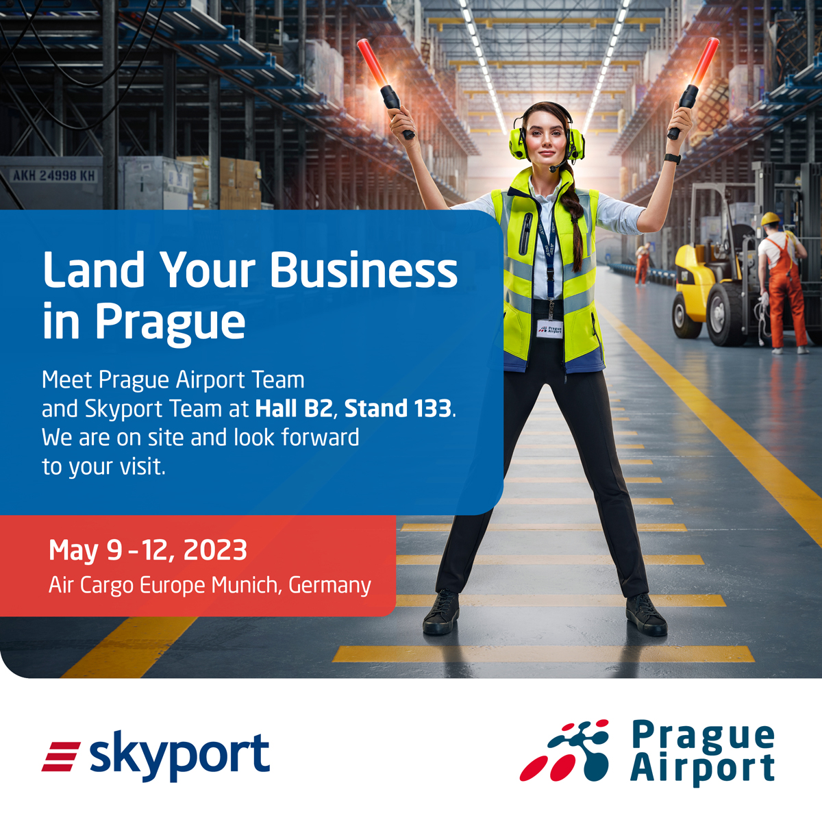 SkyportEU (@euskyport) on Twitter photo Air Cargo Europe, Munich - the world's leading trade fair and global industry event of the year is just two weeks away and we cannot wait to welcome you at our stand 1๏ธโฃ3๏ธโฃ3๏ธโฃ, Hall B2.
Come to meet our <a href="/PragueAirport/">Prague Airport</a> & <a href="/EuSkyport/">SkyportEU</a> Teams for a friendly chat and some Czech beer! ๐บ Air Cargo Europe, Munich - the world's leading trade fair and global industry event of the year is just two weeks away and we cannot wait to welcome you at our stand 1๏ธโฃ3๏ธโฃ3๏ธโฃ, Hall B2.
Come to meet our <a href="/PragueAirport/">Prague Airport</a> & <a href="/EuSkyport/">SkyportEU</a> Teams for a friendly chat and some Czech beer! ๐บ