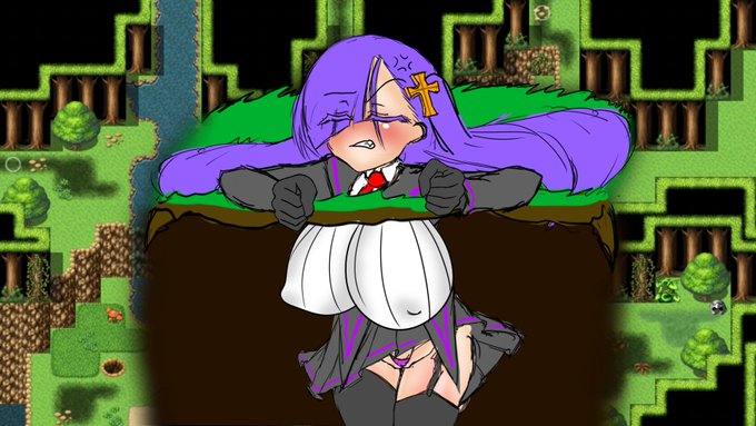 即堕ち2コマ ブービートラップ編ゴブリンの落とし穴に嵌ってしまったので回復できるまで臭いがキツイので聖域の護符(のパチモン)を使ってゴブリンが近寄れないようにしたが・・・魔物避け効果ではなく感覚遮断効果だったシチュです(・∀・) 