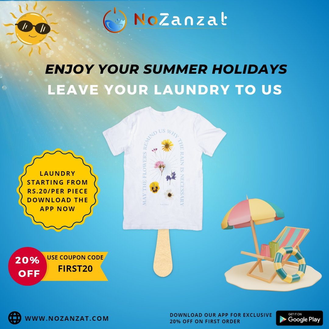 NoZanzat's tweet photo. Everyone wants to eat ice-cream in summer but no-one wants to take headache after When spilled, no worries we are here to do your laundry 🧺🌟

Download our app from playstore and take Hassel free laundry service...

Follow for more - @nozanzat
Visit at https://t.co/JN9RPYENqA https://t.co/nxRm96jrWK