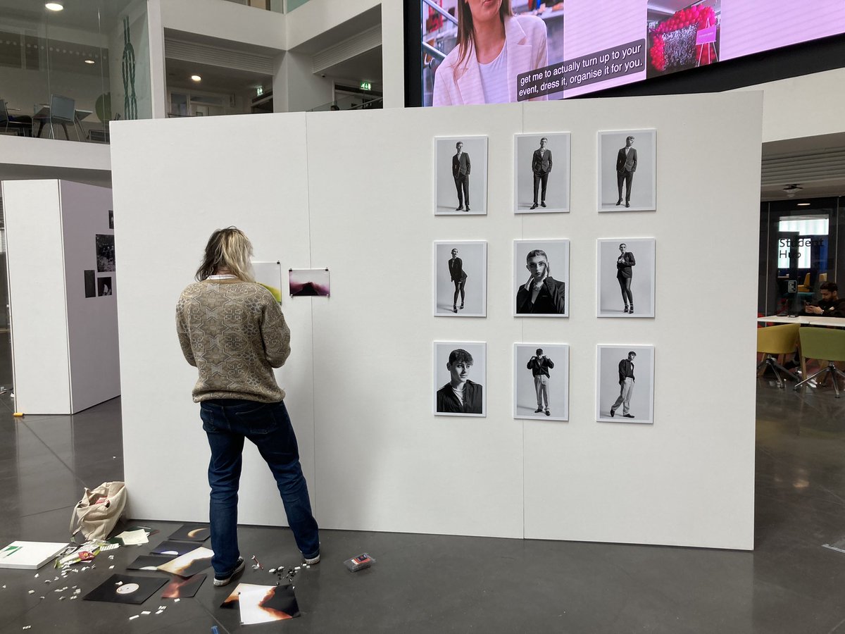 Our year 2 Photography students are hanging their work as part of their exhibition module &amp; its great to see it starting to all come together 🤩