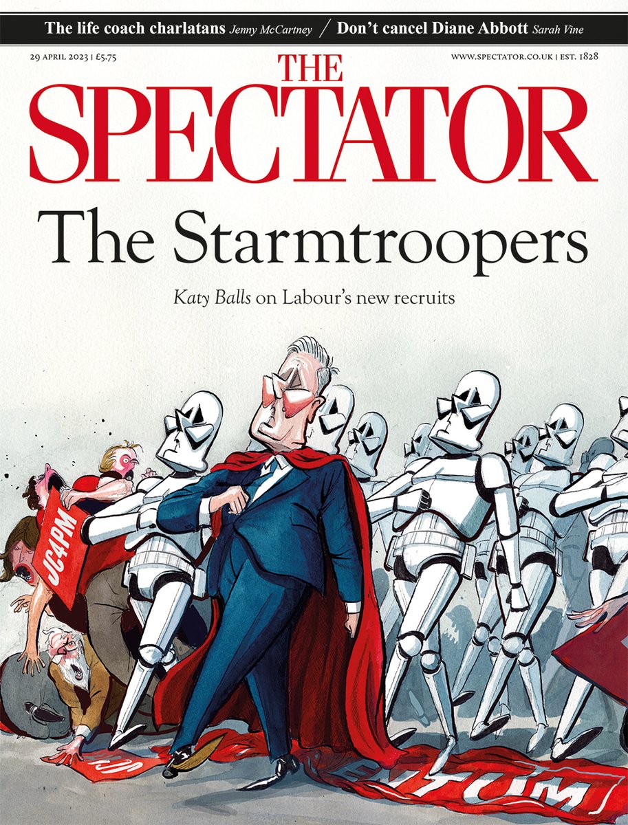 spectator's tweet image. 🗞 The Starmtroopers: Katy Balls on Labour’s new recruits

✍️ In mag:

• Freddy Gray asks if Trump is America's Le Pen
• Sarah Vine on why we shouldn’t cancel Diane Abbott
• Damian Thompson on how American Satanism is on the rise
 
subscribe.spectator.co.uk