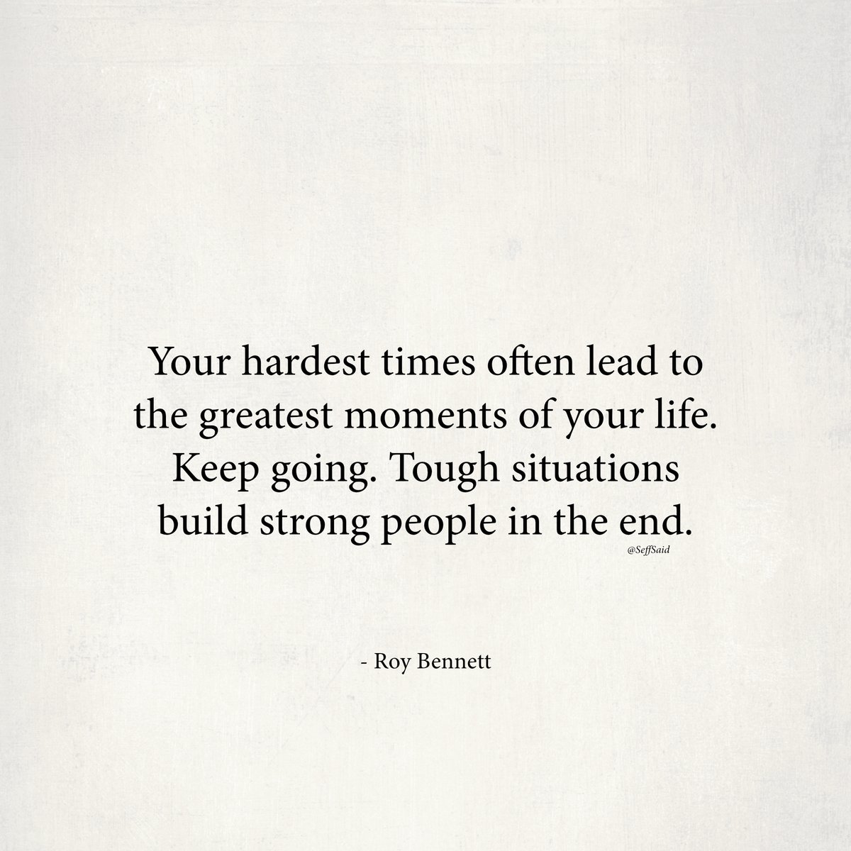 Keep going