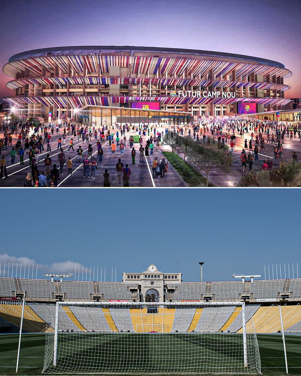 Betwinner_Win's tweet photo. Barcelona have secured almost ��1.5 billion in financing to press ahead with the redevelopment of Spotify Camp Nou.

Barça will be moving to the Olympic Stadium next season and hope to be back at Camp Nou by November 2024 🏟

#Betwinner #UAAPSeason85 #ไซยาไนด์ #dolar https://t.co/pikz1Vfxep