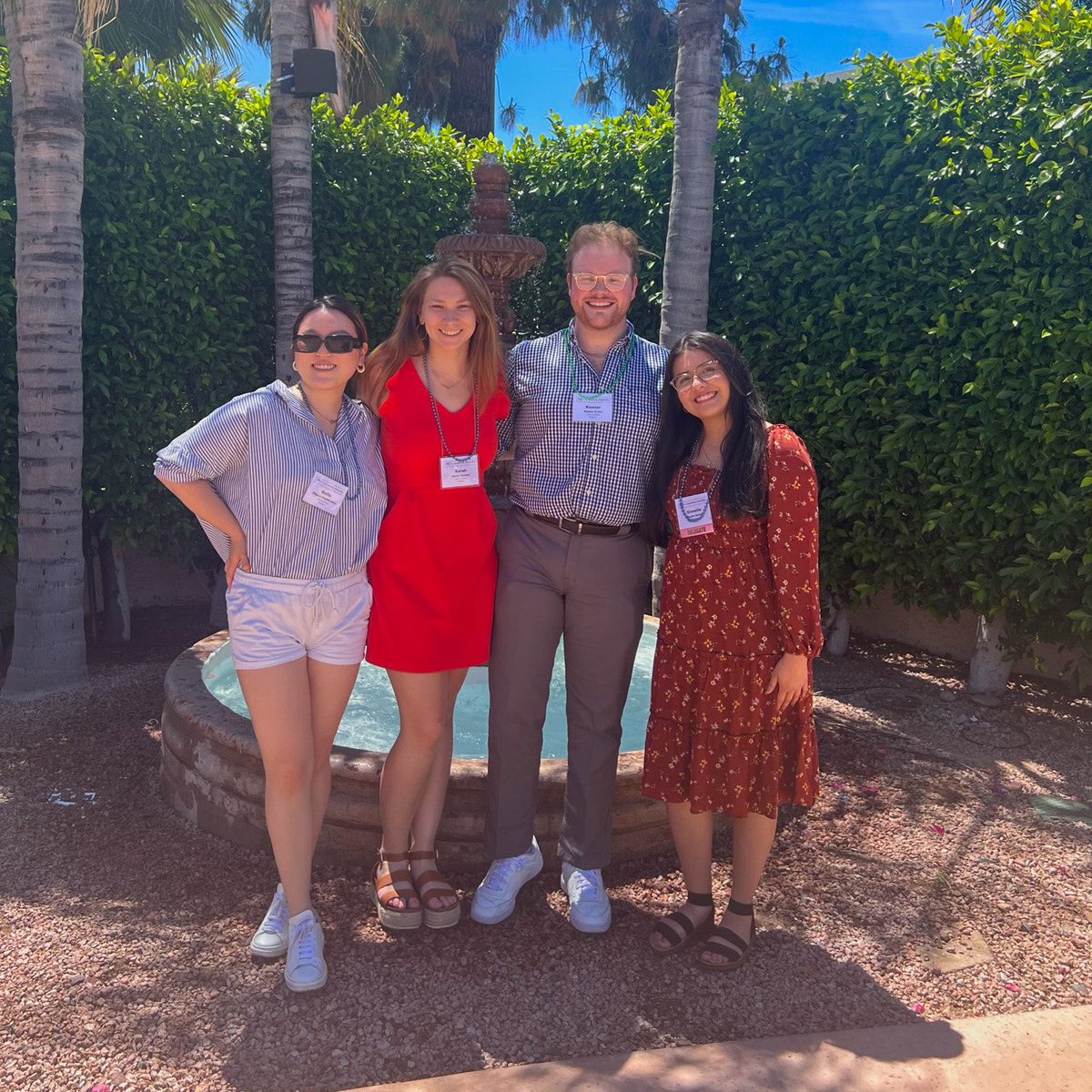 konner_gross's tweet photo. Learning quickly that nothing builds connections in the PR world like saying you have a class with @Culpwrit 😆

Had a great time in AZ at the @PRSSANational Leadership Assembly. GREAT sessions/speakers.

Grateful to keep growing in @DePaulPRSSA, @PRADProgram and #PRAD595! 🫶 https://t.co/9mkQhhC413