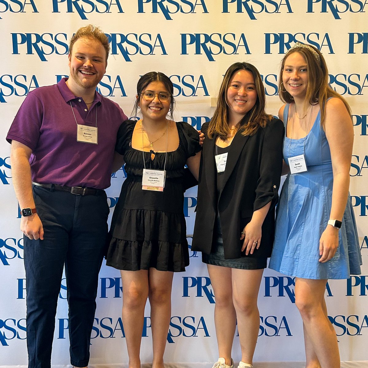 konner_gross's tweet photo. Learning quickly that nothing builds connections in the PR world like saying you have a class with @Culpwrit 😆

Had a great time in AZ at the @PRSSANational Leadership Assembly. GREAT sessions/speakers.

Grateful to keep growing in @DePaulPRSSA, @PRADProgram and #PRAD595! 🫶 https://t.co/9mkQhhC413