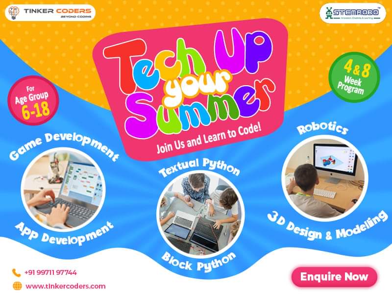 Are you looking to engage your students in a learning environment this Summer?

Hurry Up Now, and Book a Free Trial Session for your child - bit.ly/tcfreeclass

#tinkercoders #codingsummercamp 
#beyondcoding #codingforkids #coding #onlinesummercamp #onlinecoding #learning