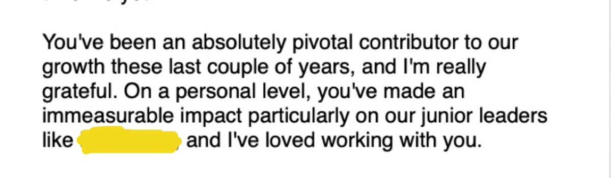 When I started Beam Talent ☀️, my goal was to help founders and leaders build winning teams through intentional hiring practices. When I hear from clients like this, I know I'm on the right path.