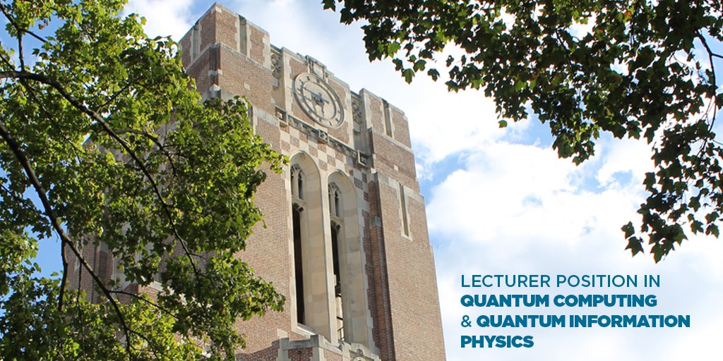 UTKPhysAstro's tweet photo. Come join us! We’re inviting applications for a unique lecturer position in quantum computing and quantum information physics. Apply at https://t.co/jEgqRRIEmP https://t.co/L634xwWeCA