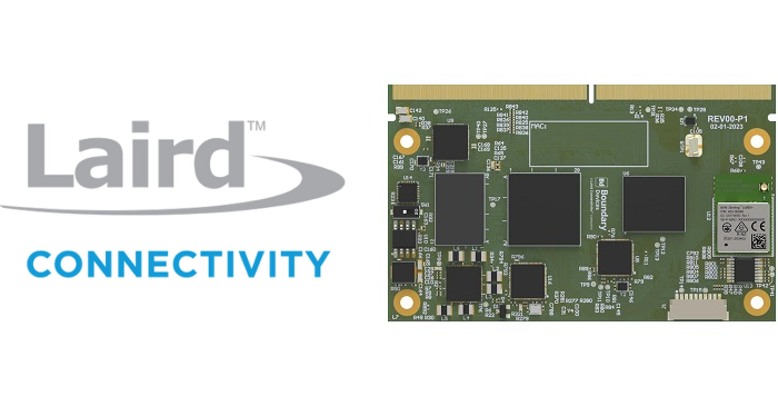 lembarquemedia's tweet image. .@LairdConnect (avec @BoundaryDevices) associe #IA, Wi-Fi 5 et Bluetooth 5.2 sur un module processeur au format #Smarc #EdgeAI lembarque.com/article/laird-…