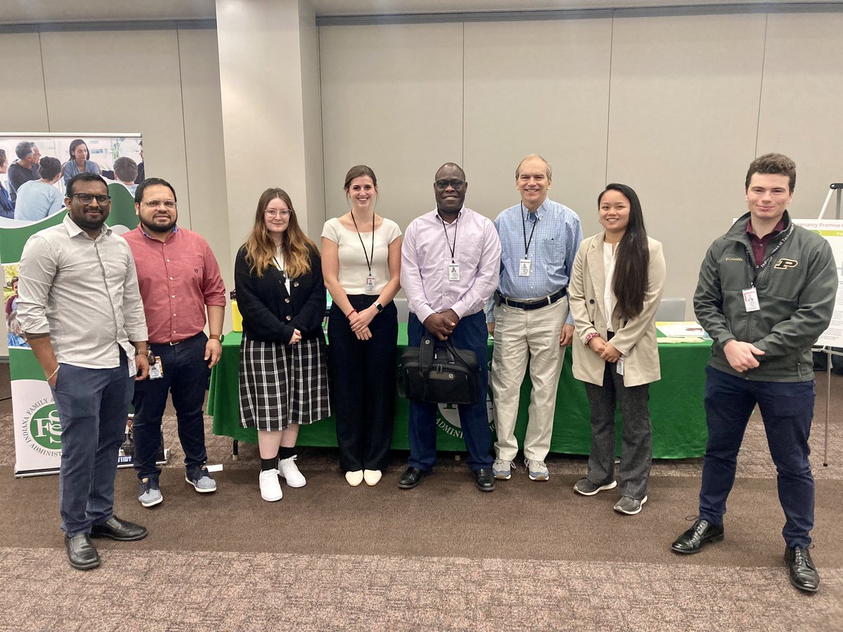 IndKirby's tweet image. The @FSSAIndiana Data &amp;amp; Analytics crew is out in full force for the @IndianaMPH #DataDay2023. Stop by and meet the team working on some of the state’s biggest health data challenges!