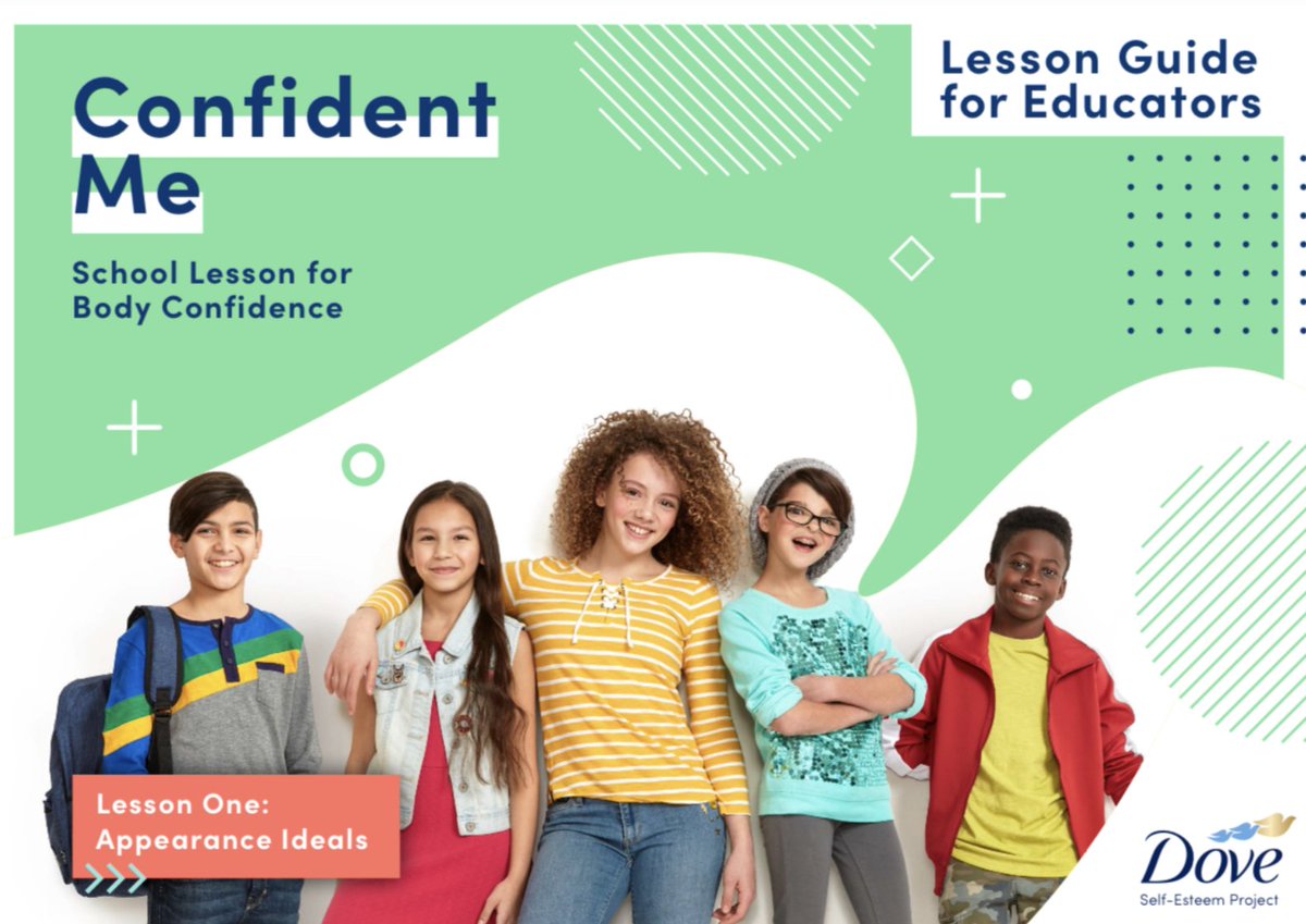 #ConfidentMe - a 6-lesson middle school curriculum that empowers students to build body confidence, self-esteem, and stand up against appearance discrimination. Complete the form for access!
#DovePartner  #DoveSelfEsteemProject forms.gle/CEMsjaAhqiV1P1…