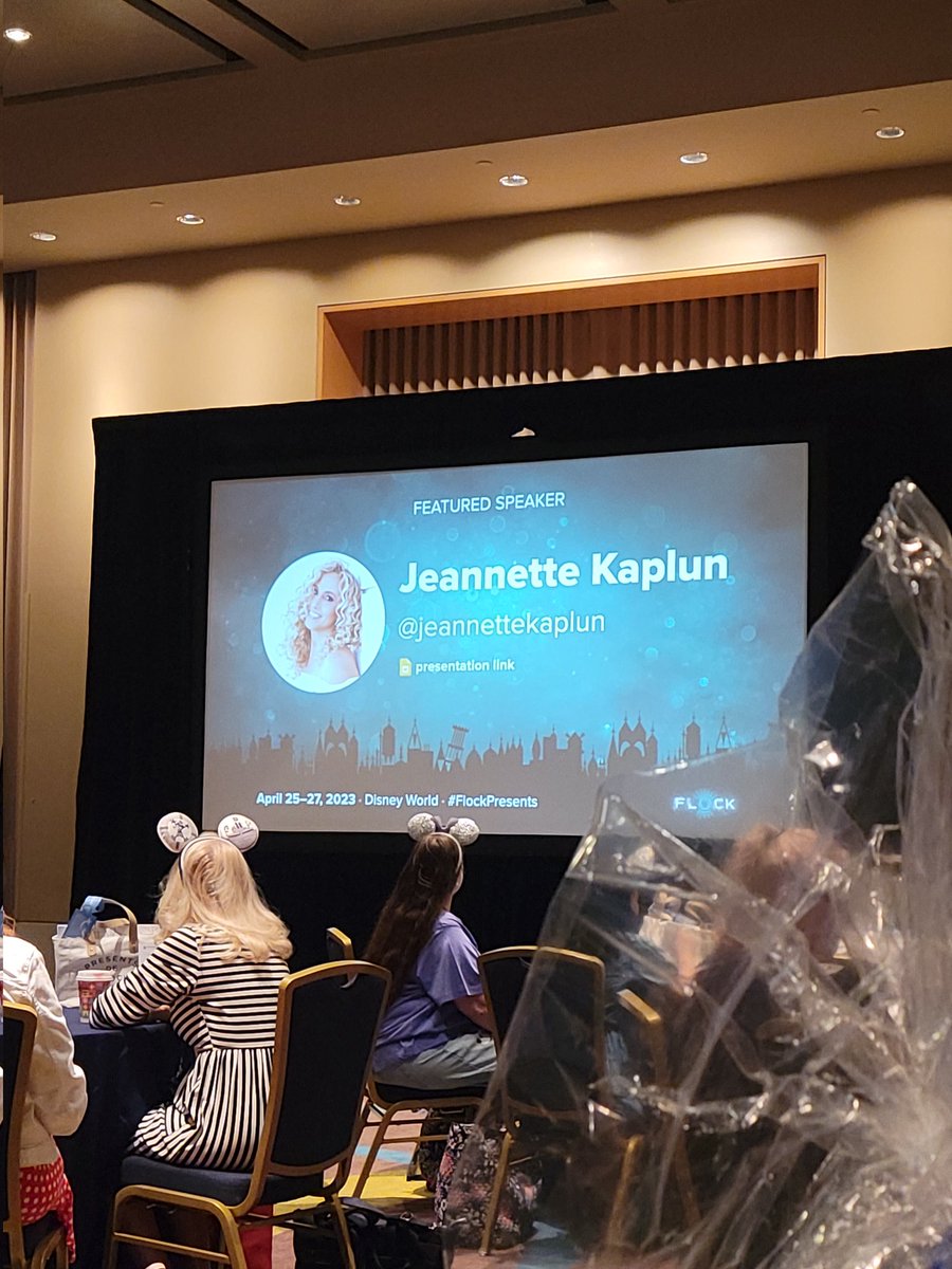 Loved @JeannetteKaplun's talk at @flockpresents. Reinvent, Adapt, and Diversify as a blogger/ content creator is so important. Also 'Stop defining yourself by who you aren't.' ❤️❤️ #flockpresents #omgflock #orlando