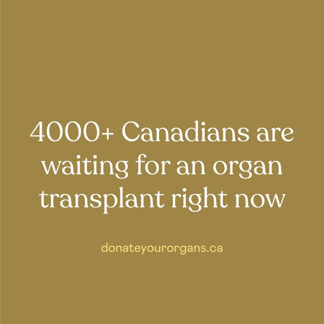 There are more than 4000 Canadians waiting for a lifesaving organ transplant right now. 

Choose to leave well so others can live well. donateyourorgans.ca #NOTDAW #NOTDAW2023 #LeaveWell