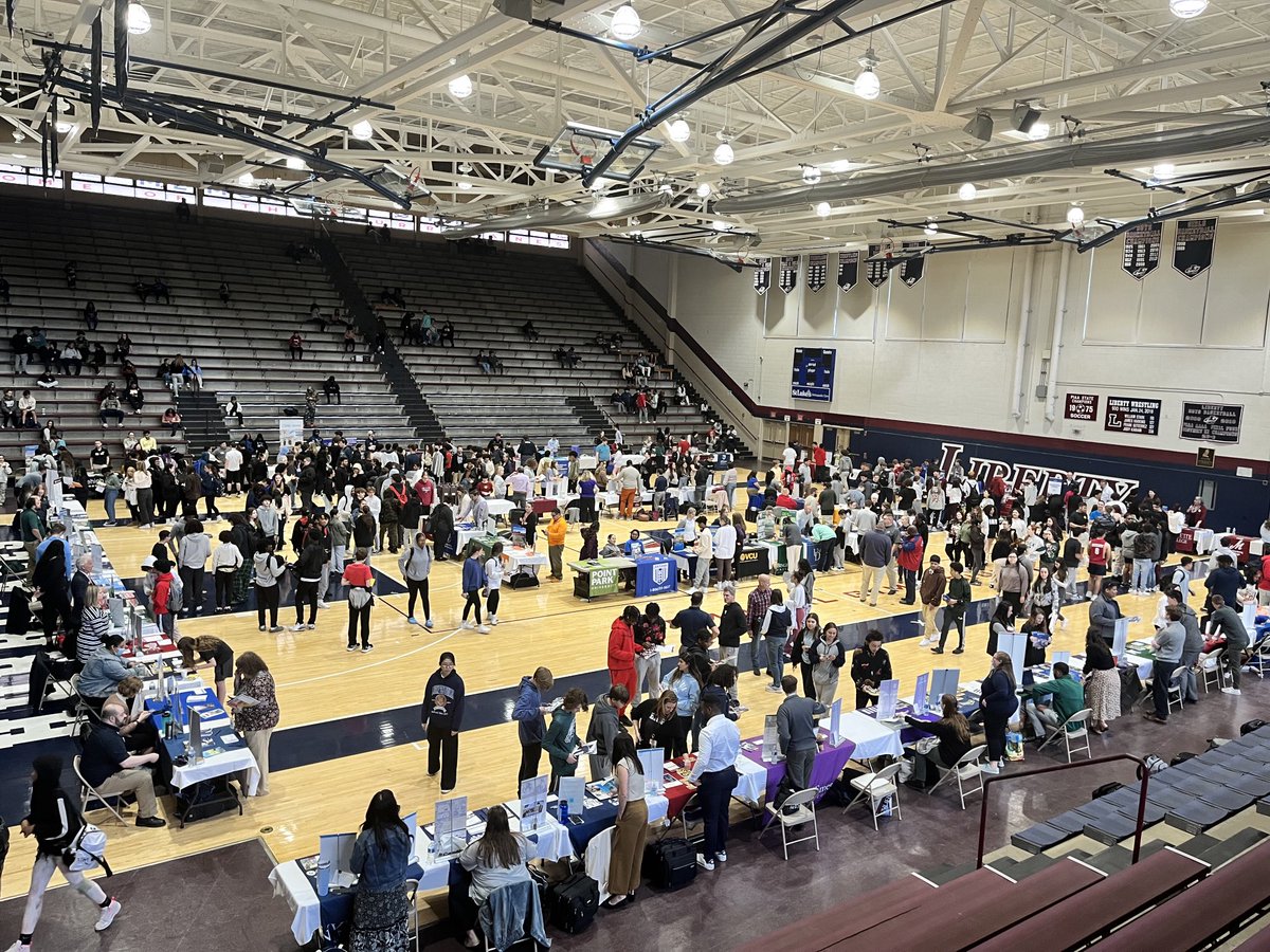 Awesome sight of over 70 different colleges meeting with and recruiting our Hurricanes.  All College Week is in full swing with panels, activities, this fair and a total focus on post secondary education.  Go CANES!!!