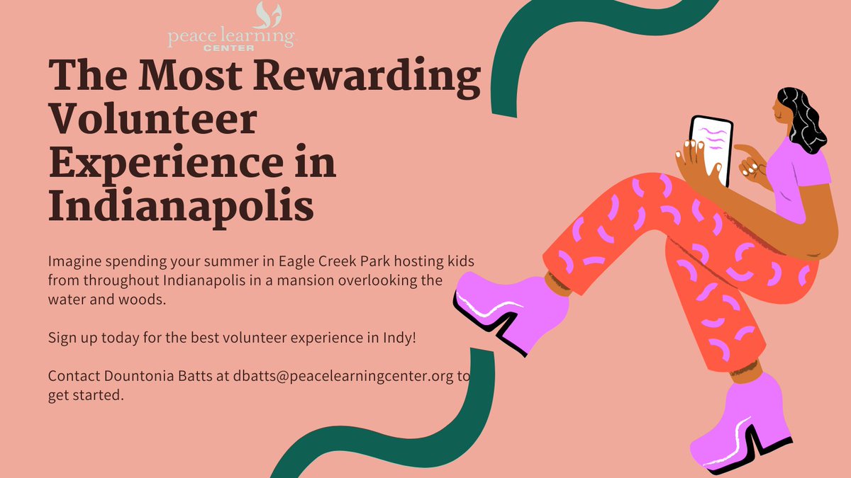 Our volunteers love <a href="/PeaceLearning/">Peace Learning Center</a> because we make it fulfilling! We work with you to match your interests and availability with our opportunities to impact youth this summer.

Contact Dountonia Batts at dbatts@peacelearningcenter.org to get started!