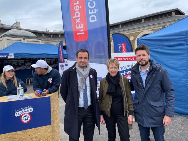 JBHamonic's tweet photo. 🇫🇷Je suis heureux, tout comme l’est @Villepreux78, de soutenir le @snujemengage avec conviction &amp; action. Véritable réussite dans les #Yvelines, nous recevions ce jour à @Versailles @sarahelhairy pour une nouvelle étape #SNUTour.

@AnneBergantz @RiDelepierre @LAURINTZIN @Prefet78 https://t.co/2TJ9aPdLop