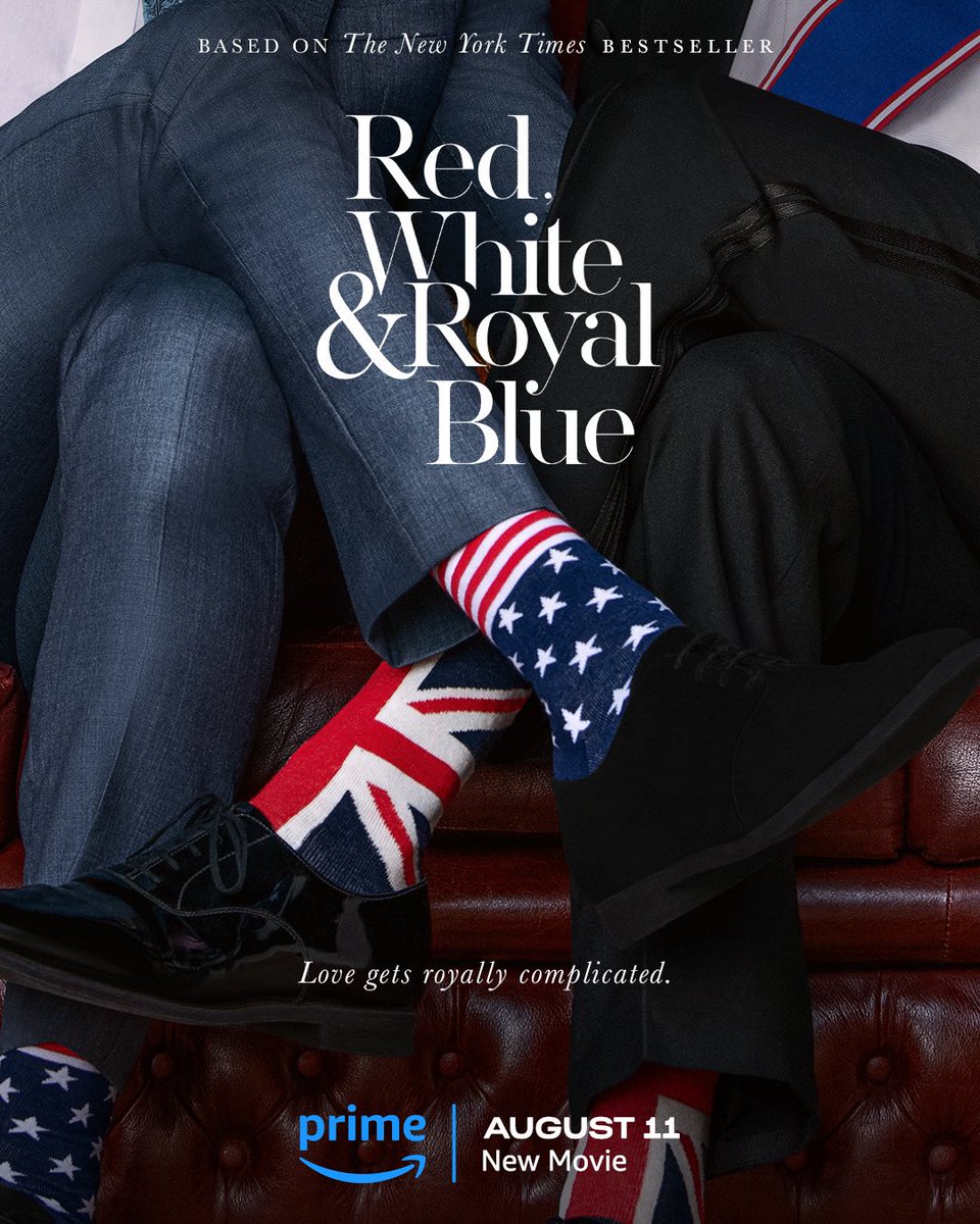 Love gets royally complicated. Red, White &amp; Royal Blue premieres on August 11th, exclusively on <a href="/PrimeVideo/">Prime Video</a>.❤️🤍💙
#RWRBMovie <a href="/RWRBonPrime/">Red, White & Royal Blue on Prime</a>