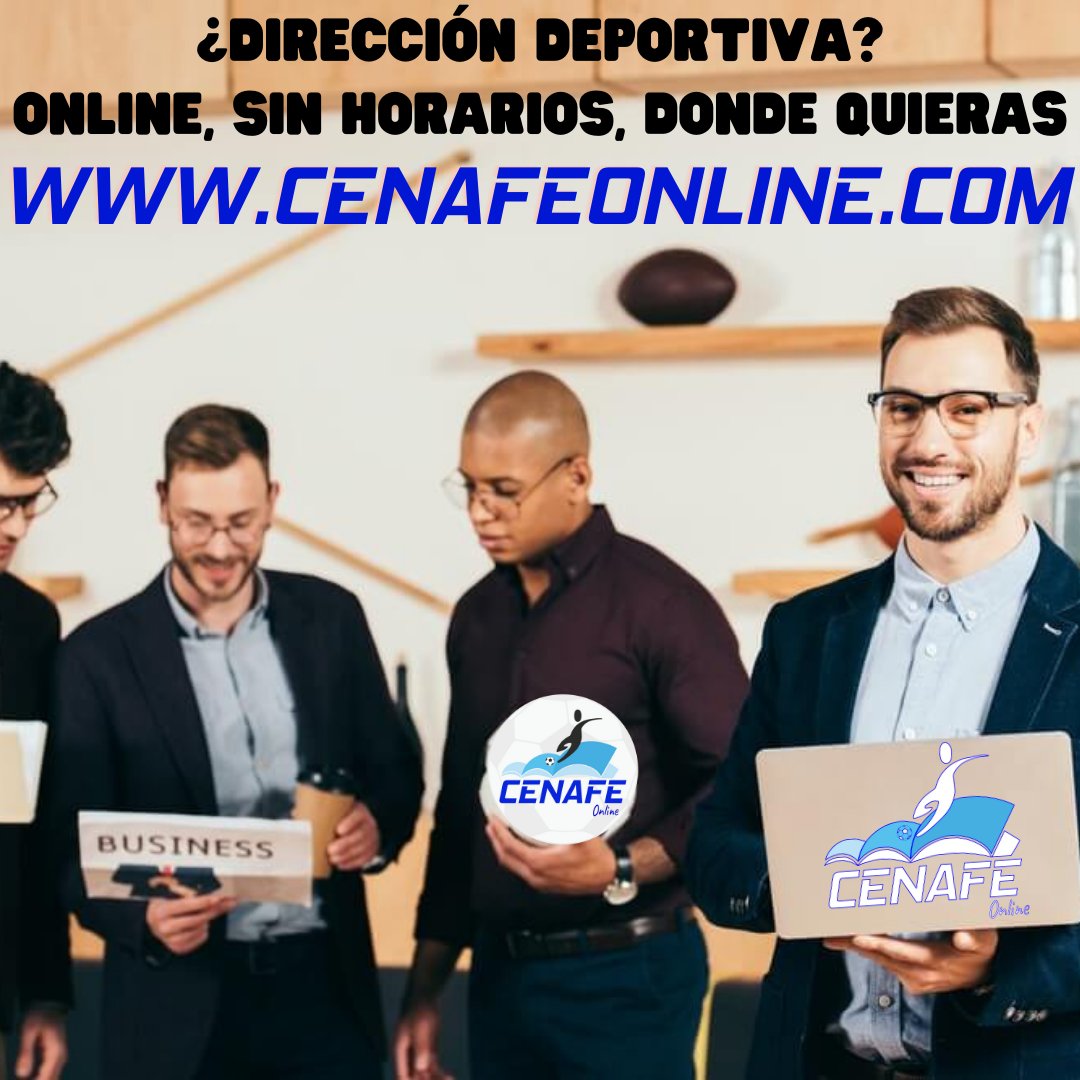 CenafeOnline's tweet photo. ¿Dirección Deportiva? Los mejores cursos los tienes en https://t.co/uG004JpoDO Diseñados para ti, sin horarios, donde quieras.
#cenafeonline #cenafe #cursos #formacion #entrenadores #futbol #iluison https://t.co/XSbt8Jranz