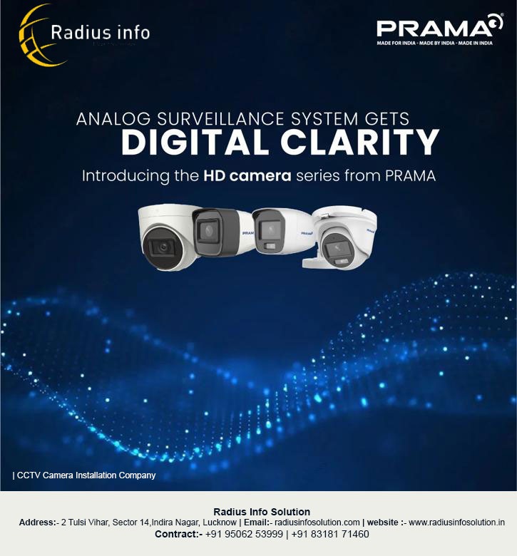 SolutionRadius's tweet image. #Radiusinfosolution #PRAMA #HD #cameras can be used for digital as well as analogue video #surveillancesystems. This is a perfect options for those who already have an #analog #securitysystem, but want better #resolution for their serveillance photos &amp;amp; vedios.
Call  8318171460