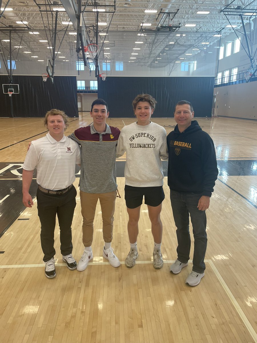 A special, senior recognition for those playing next year! 

<a href="/MerchlewitzJoe/">Joe Merchlewitz</a> - <a href="/NSUWOLVES_BS/">Northern State Baseball</a> 
<a href="/joe98741980/">Joseph Gizzi</a>  - <a href="/UMDBaseball/">UMD Baseball</a> 
<a href="/AdamSwedahl/">Adam Swedahl</a>  - @UWSbaseball 

Thank you for your hard work and good luck at the next level!