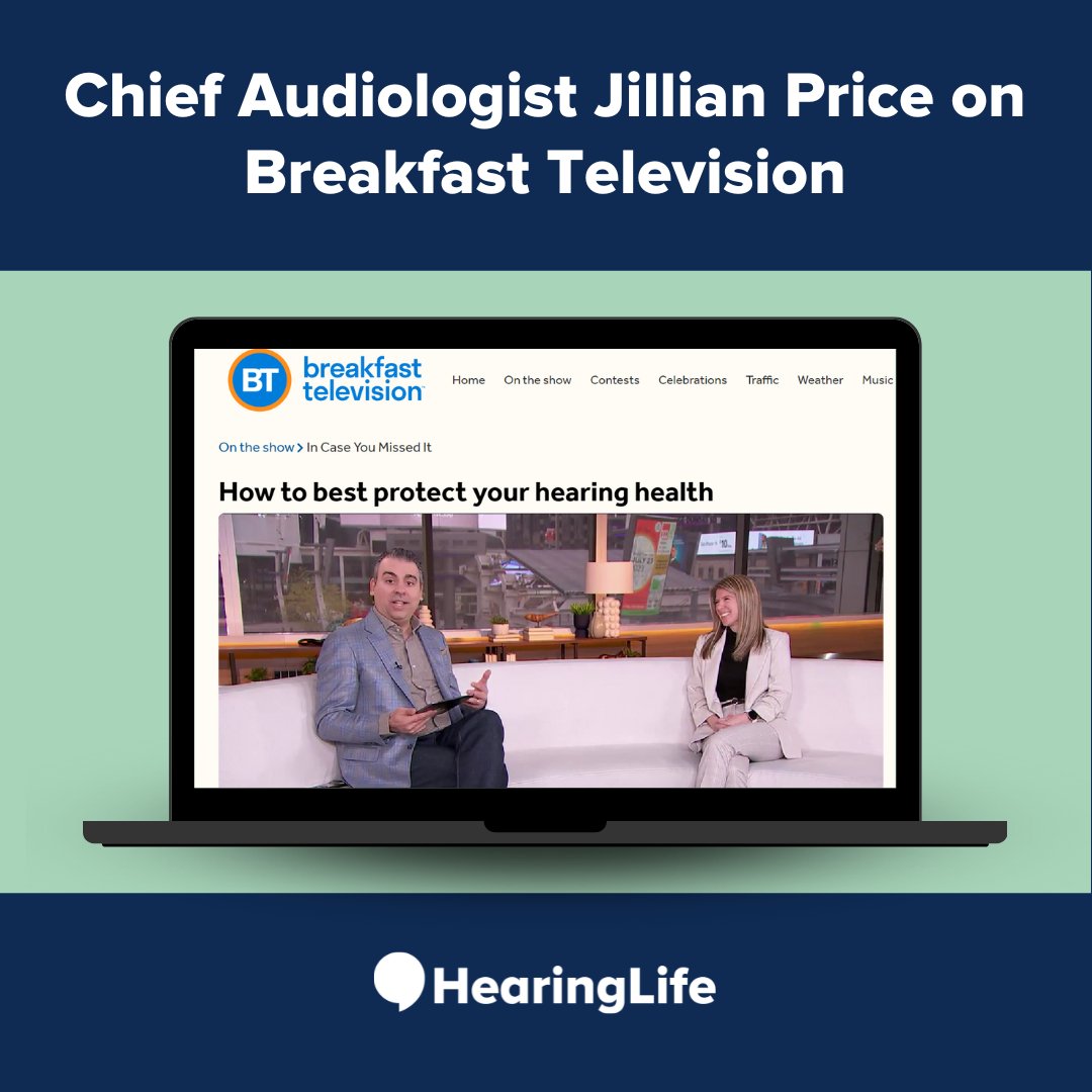 HearingLife Canada (@hearinglifeca) on Twitter photo In anticipation of Hearing Awareness Month, our Chief Audiologist, Jillian Price, was recently featured on <a href="/breakfasttv/">Breakfast Television</a> to discuss hearing health and provide tips on how to #LoveYourEars. If you missed out, you can watch the entire segment here: hearinglife.ca/blog/media/jil⦠In anticipation of Hearing Awareness Month, our Chief Audiologist, Jillian Price, was recently featured on <a href="/breakfasttv/">Breakfast Television</a> to discuss hearing health and provide tips on how to #LoveYourEars. If you missed out, you can watch the entire segment here: hearinglife.ca/blog/media/jilā¦