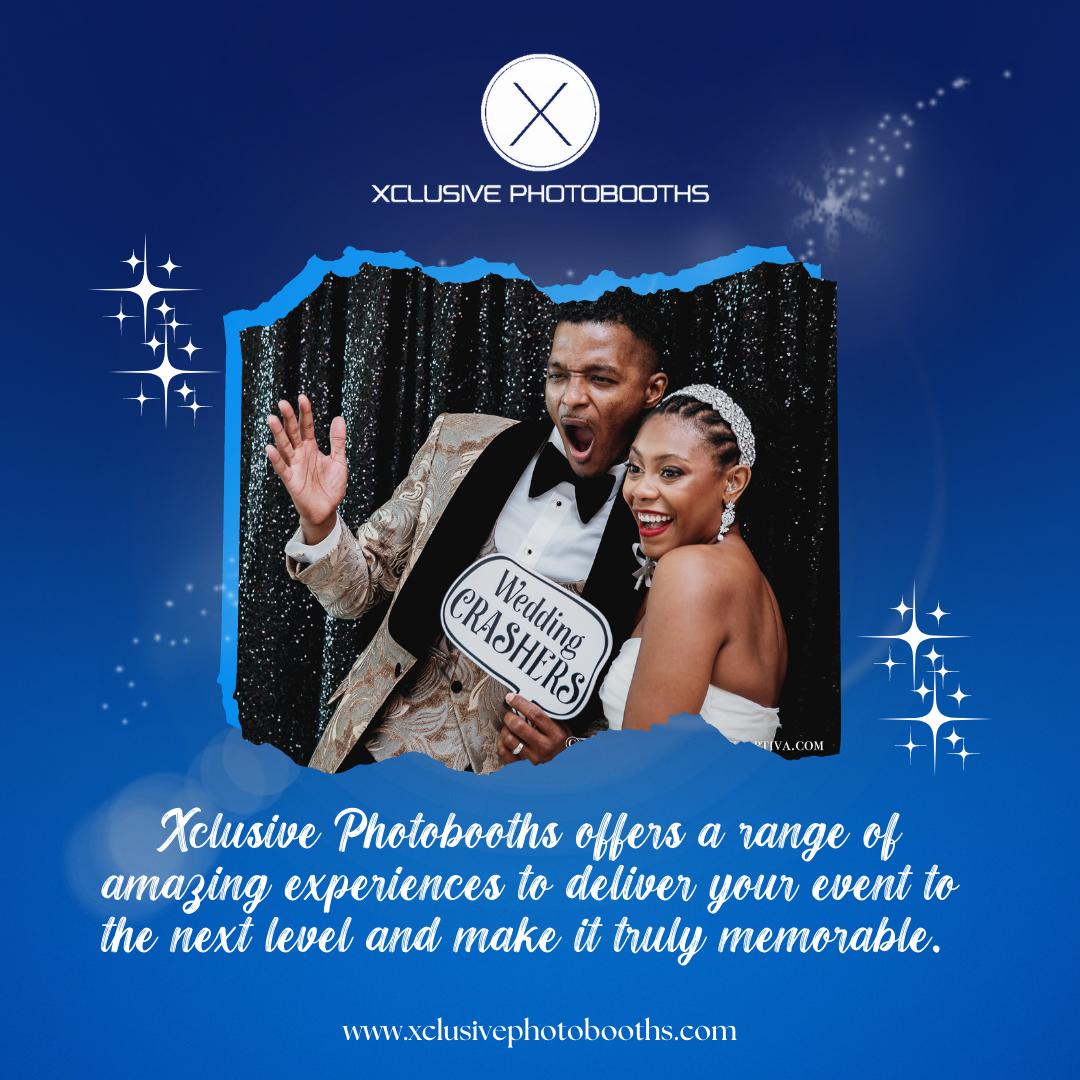 XPhotobooths's tweet image. Elevate your event to new heights with Xclusive PhotoBooths! 

Our range of customizable packages and experiences is designed to make your event truly unforgettable. 📸🚀✨ 

#XclusivePhotoBooths #NextLevelEvents