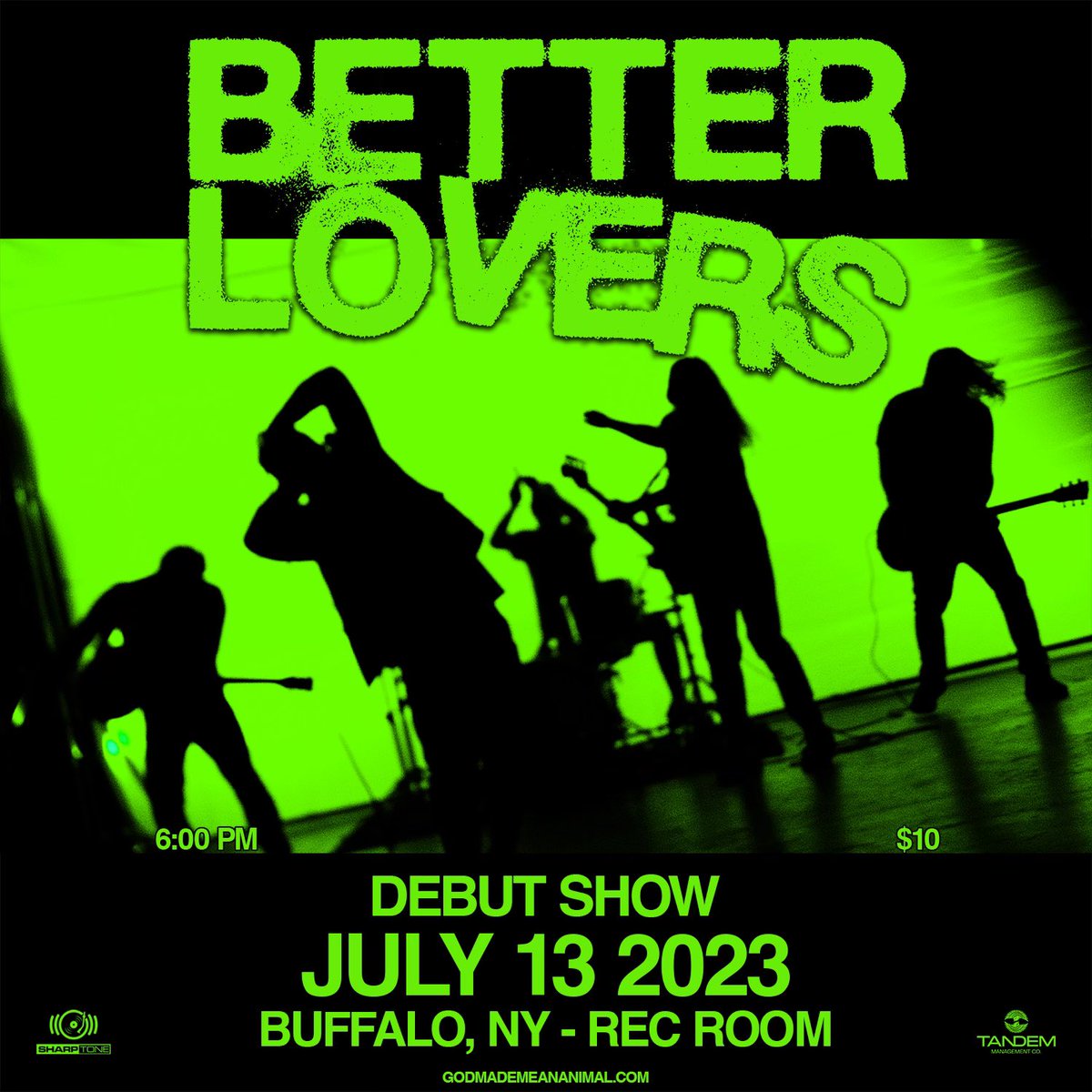 Buffalo. Debut show. July 13. 

Tickets on sale this Friday.
