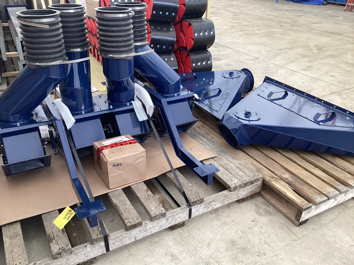 BECorp_'s tweet photo. IN THE SHOP - We sent a @Buhler_Group DFTA 13 screener along with custom fabricated 2 way valves and transitions to @MasterfeedsCDN in Grunthal Manitoba #canada #bec #becorp #feedmill #customfabrication https://t.co/Qln91rrzvI