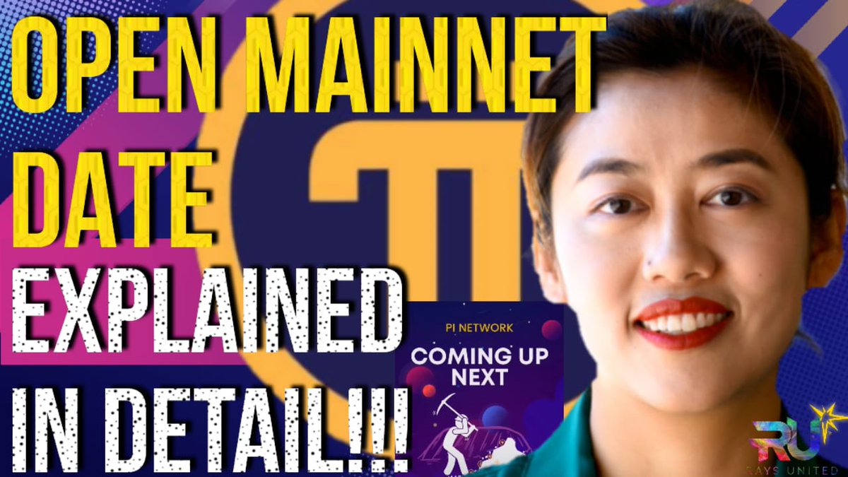 _raysunited's tweet photo. Open Mainnet Date Explained In Detail!!! | PI NETWORK UPDATES#PiNetwork
#PiMainnet #PiKYC #PiMainnetMigration #PiUtility #Mainnet #KYC #PiLockup #PiBlockchainExplorer #PiApps
RETWEET, PLEASE!
https://t.co/iOeuTyrDry https://t.co/9tyI6c9mUx