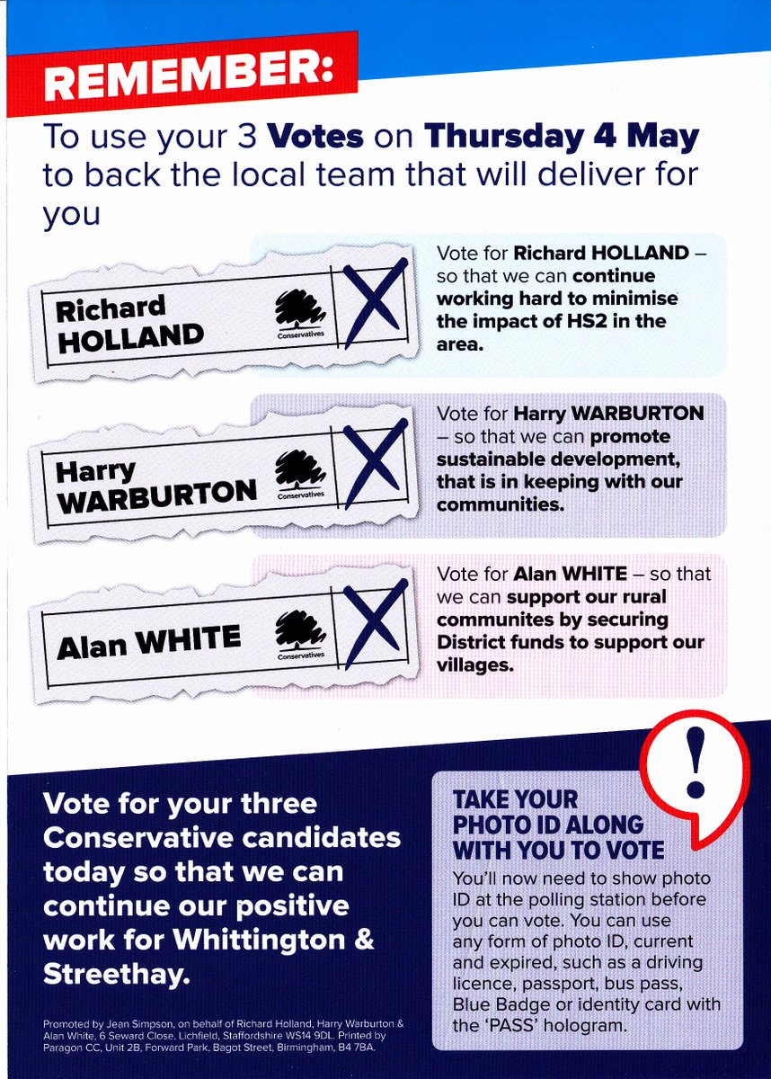dickieholland's tweet photo. #Streethay #Whittington #Lichfield #Hopwas #Wigginton #Elford #Elections2023 https://t.co/GjuKYSA2t4