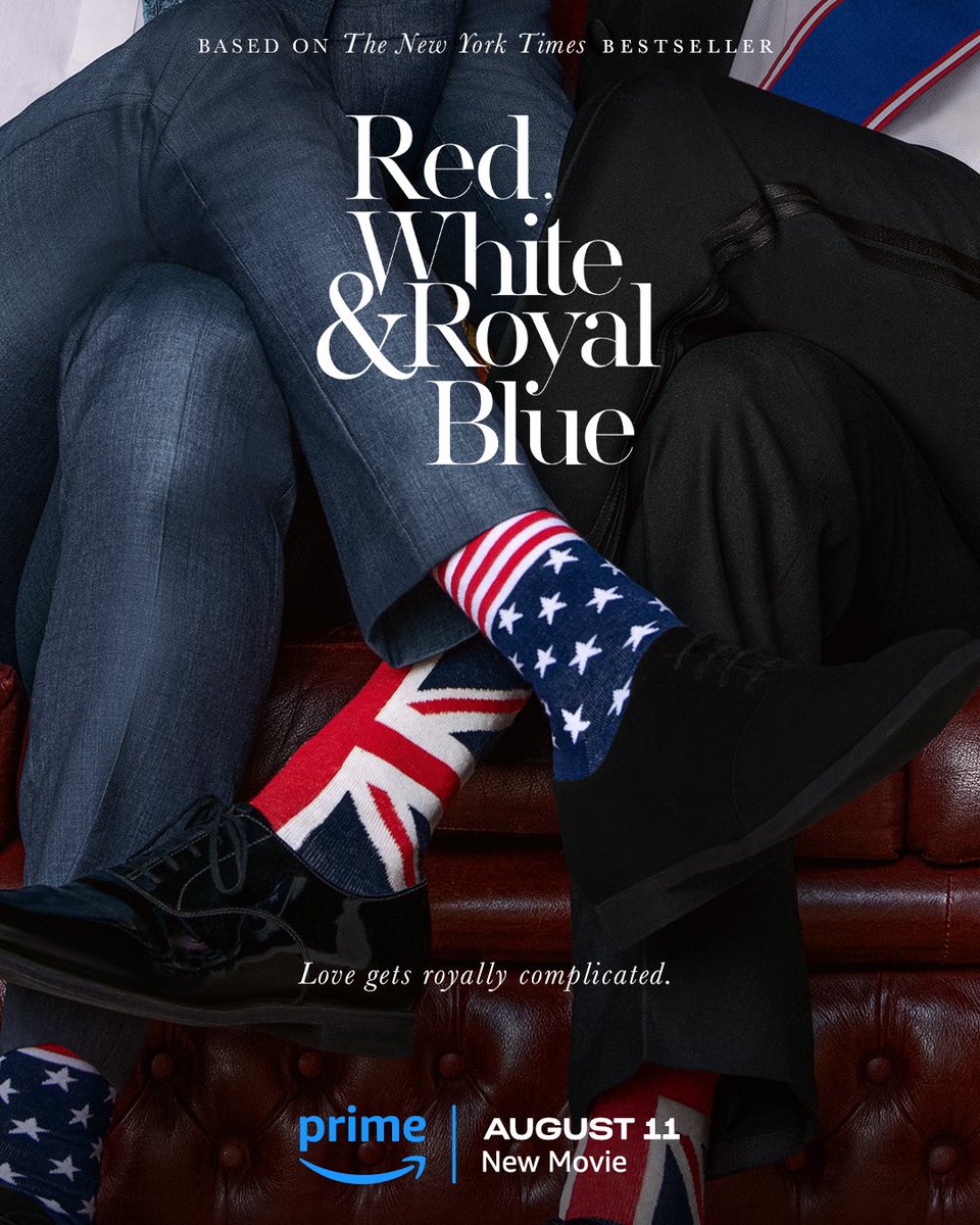 updatecultura's tweet photo. 🚨 VEJA: Primeiro pôster oficial de “Vermelho, Branco e Sangue Azul”, adaptação que estreia em 11 de agosto na Amazon Prime Video. 🏳️‍🌈 https://t.co/q2VVz3xkWF