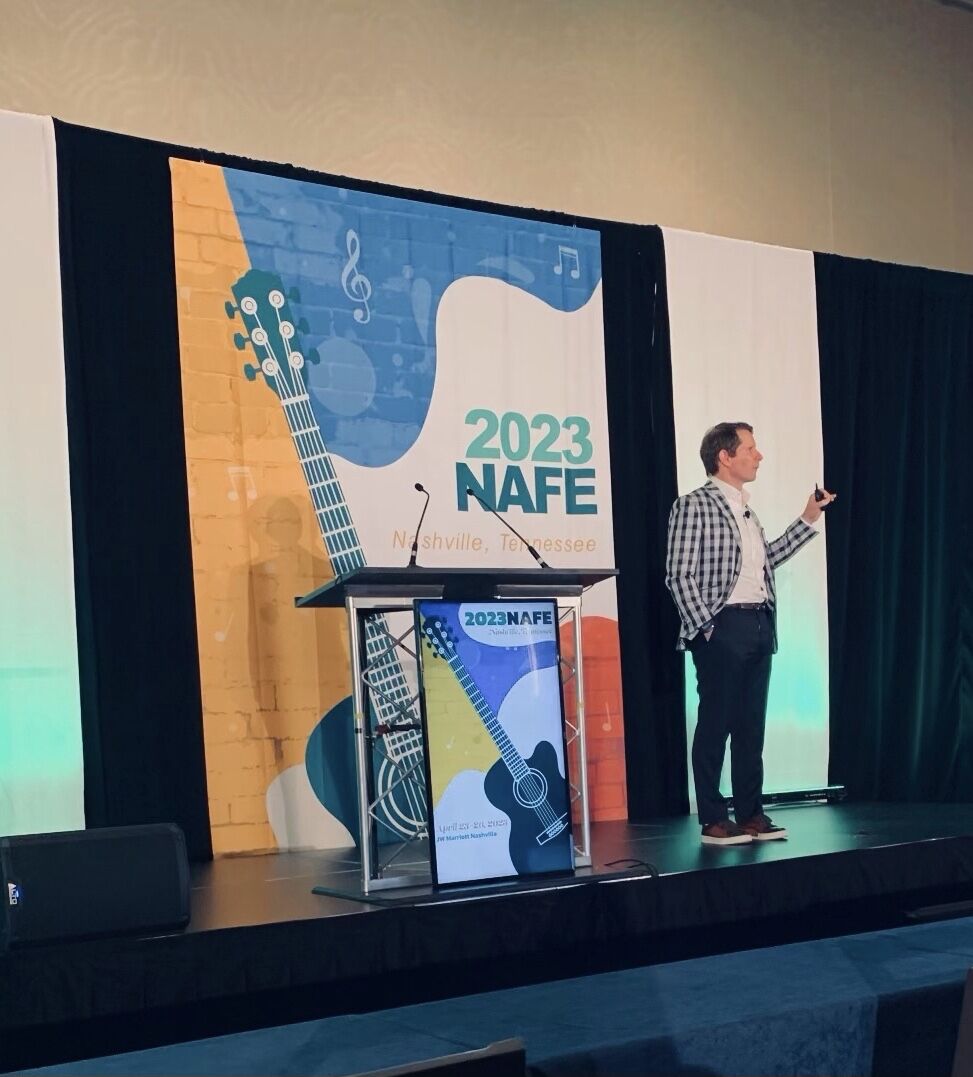 When our Managing Partner <a href="/afreedmanthrive/">Andrew Freedman</a> takes to the stage as a keynote speaker, you know you're in for an action-packed session ✨

From preventing #burnout to retaining top #talent, these kinds of conversations light Andrew up.

We 💙 seeing our team in action!