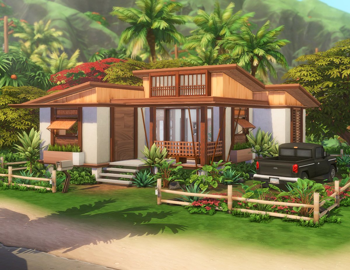 paszerine's tweet photo. Modern Filipino Home 🏝 inspired by the traditional 𝘣𝘢𝘩𝘢𝘺 𝘬𝘶𝘣𝘰 (No CC)

Stop motion &amp; tour: https://t.co/FYP6m5b1x2

Gallery ID: paszerine

#ShowUsYourBuilds #Sims4 @TheSims https://t.co/TrkDKJ8lJB