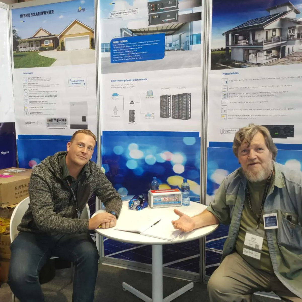 beebeejump's tweet photo. LIVE from #thesolarshow #TheFutureEnergyShow at the Sandton Convention Centre, Johannesburg, South Africa.
Visit us at Stand C22, we will be glad to receive you.
#beebeejump #exhibition https://t.co/frUeRf5LCc