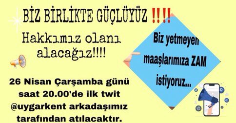 raskolnikov_48's tweet photo. "Dünya, ilk ortaya çıkmasından bu yana görülmemiş ölçüde mutluluk getirebilecek her türlü şeyle donatılmıştır." B. Russell...

Mutsuz ettiğiniz Sağlıkcılar, Öğretmenler, Mühendisler, Polisler, SGK Mağdurları, Atanamayanlar ...
Saat 20.00'de buluşuyor...
#MayıstaMemuraYüzde100Zam https://t.co/16ISCflpyN