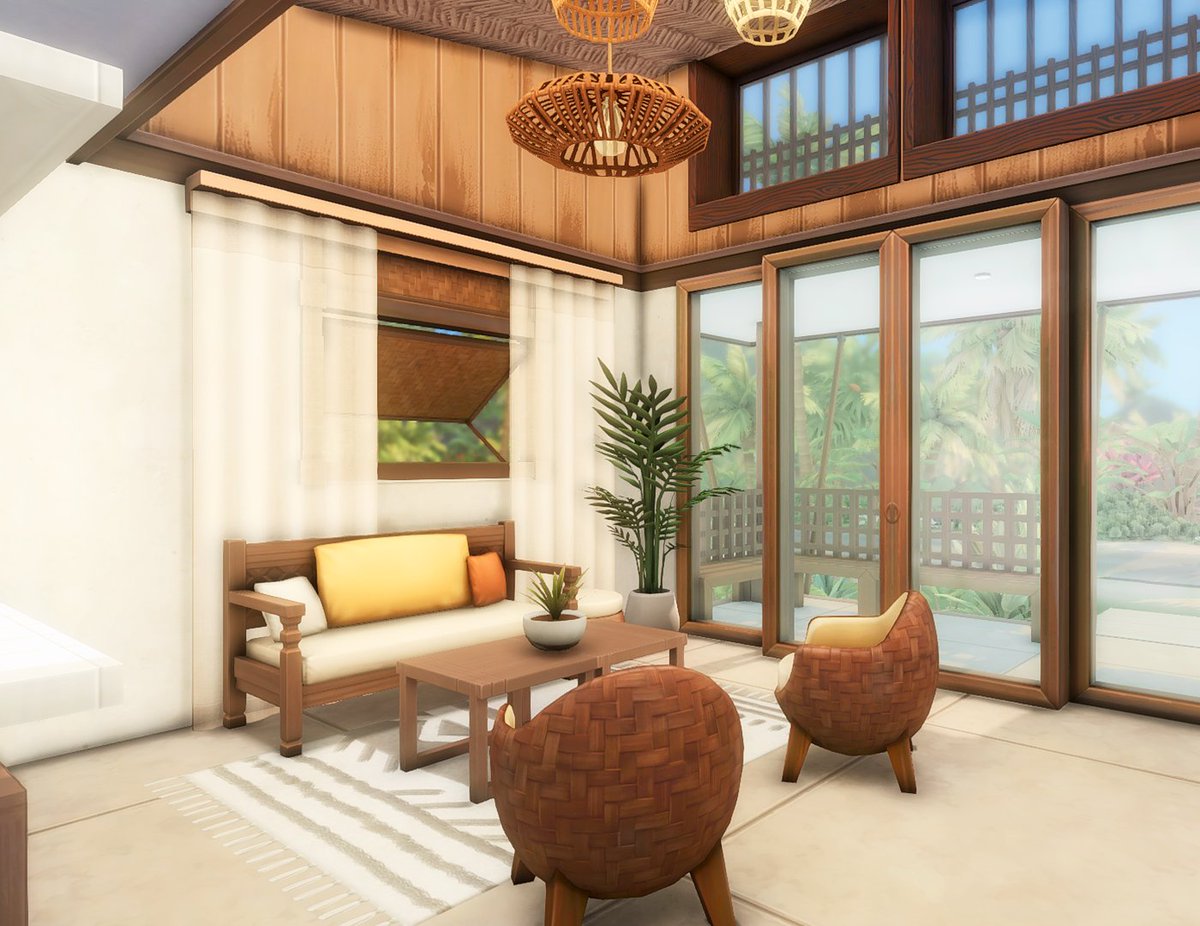 paszerine's tweet photo. Modern Filipino Home 🏝 inspired by the traditional 𝘣𝘢𝘩𝘢𝘺 𝘬𝘶𝘣𝘰 (No CC)

Stop motion &amp; tour: https://t.co/FYP6m5b1x2

Gallery ID: paszerine

#ShowUsYourBuilds #Sims4 @TheSims https://t.co/TrkDKJ8lJB