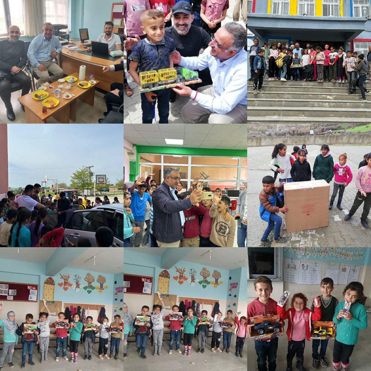 meb_dinogretimi's tweet photo. "Bir çocuk gülerse dünya güler."
Çorum Yıldırım Beyazıt İmam Hatip Ortaokulu, Diyarbakır'daki kardeş okullarını ziyaret ederek, hazırladıkları hediyelerle öğrencilerin sevinçlerine ortak oldular.
@mehmetnezirg #EğitimdeTekYürek https://t.co/UqAEc8BmbQ