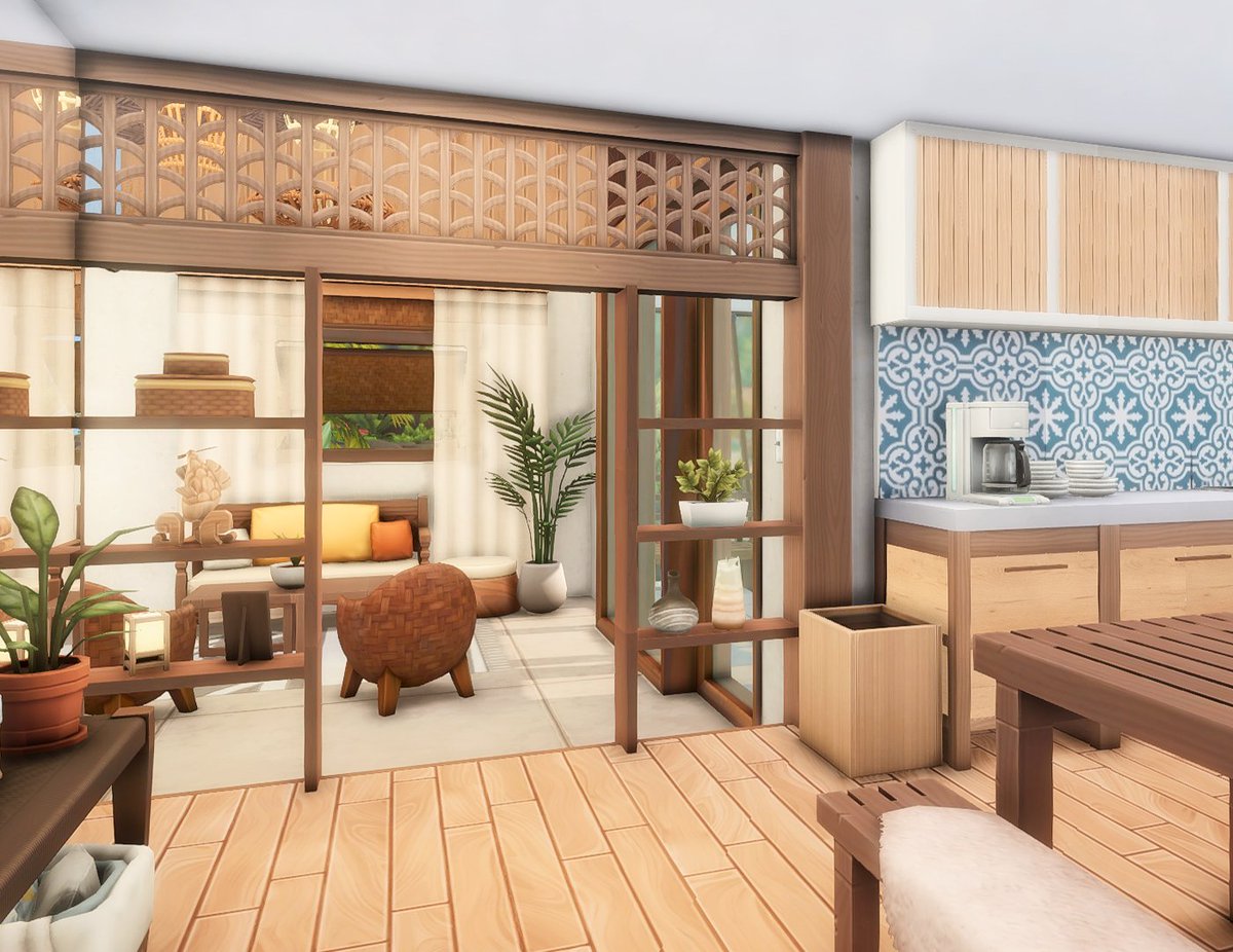 paszerine's tweet photo. Modern Filipino Home 🏝 inspired by the traditional 𝘣𝘢𝘩𝘢𝘺 𝘬𝘶𝘣𝘰 (No CC)

Stop motion &amp; tour: https://t.co/FYP6m5b1x2

Gallery ID: paszerine

#ShowUsYourBuilds #Sims4 @TheSims https://t.co/TrkDKJ8lJB