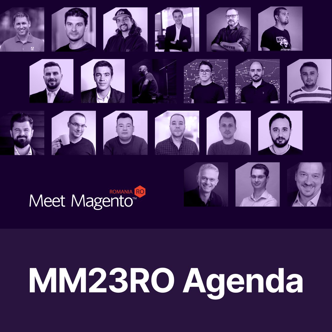 🎉 Welcome to the #mm23ro

We are excited to present our agenda full of interesting captivating discussions!💻

From expert presentations to interactive sessions and networking activities, you'll have a unique and memorable experience!

Access the agenda👉 ro.meet-magento.com/agenda