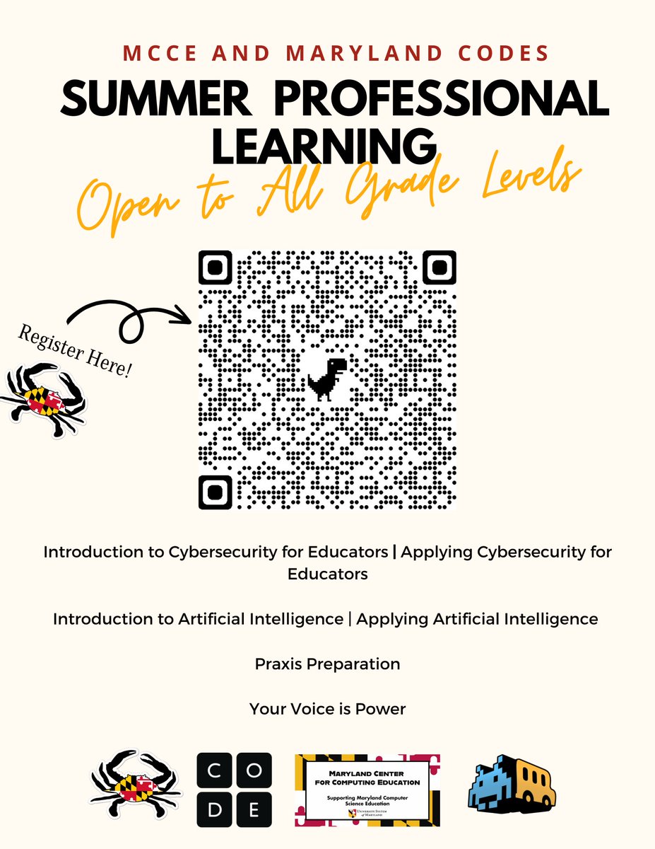 Maryland Center for Computing Education tweet media