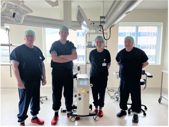 elios_vision's tweet photo. Elios Vision were honoured to be invited to Maastricht today to support the first Elios procedures in The Netherlands with Dr. Ronald de Crom and Professor Henny Beckers.
#EliosVision #Elios
https://t.co/oeklNBkWaA https://t.co/scJY2P53MZ
