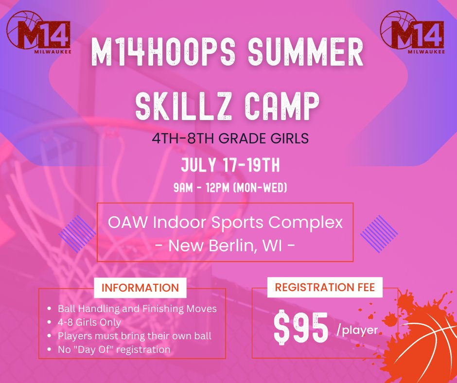 M14HoopsMKE's tweet photo. Summer with M14Hoops! - https://t.co/BG3jLuavSv https://t.co/uJALtyxJHo