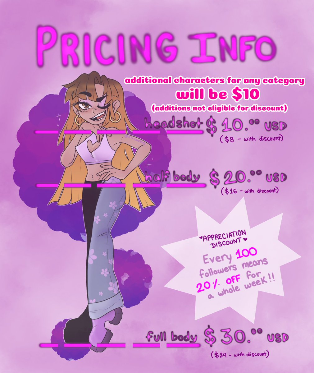 zircactus's tweet photo. My Commissions are always open unless stated otherwise! ✨ #opencommissions #commissionsheet #digitalart #zircactus #ArtistOnTwitter #animeart #retweetsappreciated https://t.co/ngt2Gg8I9x