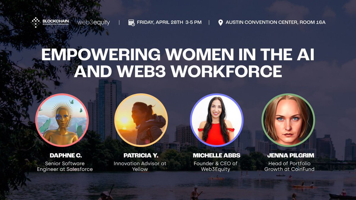 Join us for our event during Consensus Week at Austin Texas on April 28th, 'Empowering women in the AI and Web3 workforce.' Discover how to leverage your unique personality to advance your career with insights from industry experts. lu.ma/2nwph3td #TuttleTribe