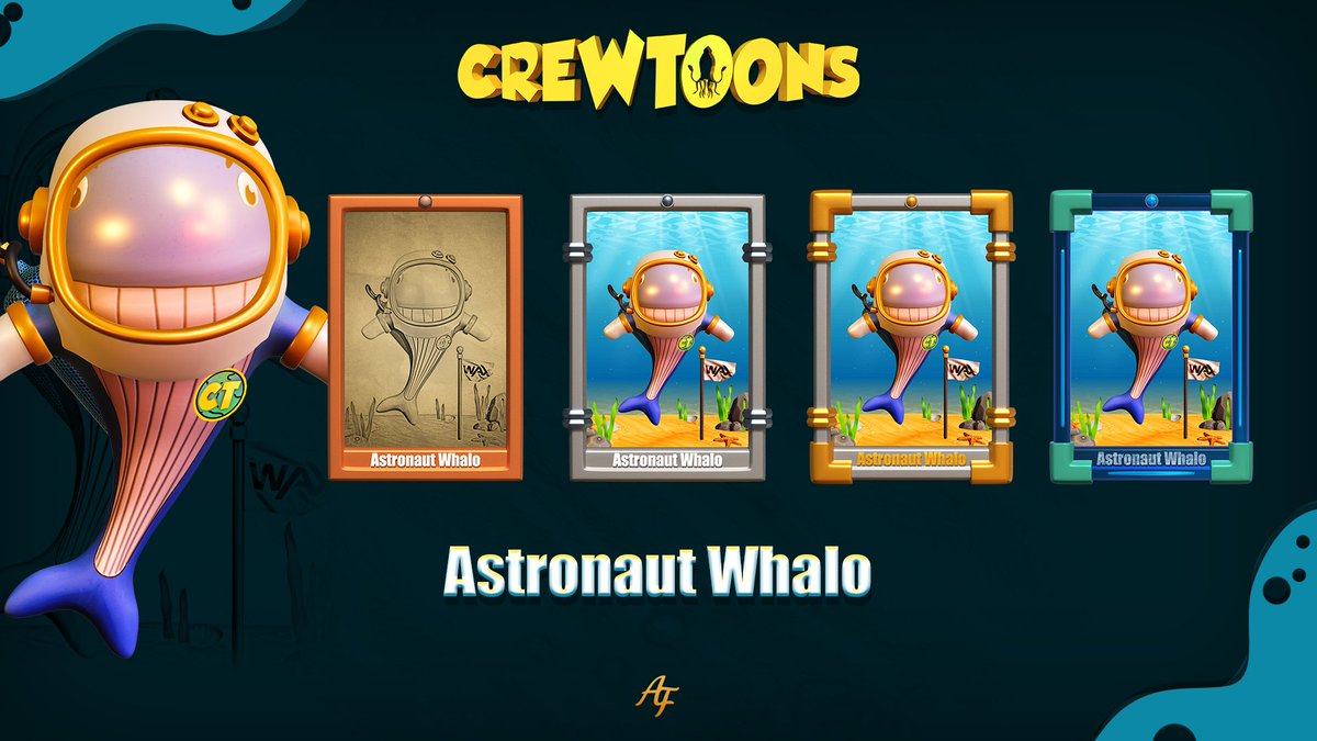 Hey Buddies ! 🤙

We're hooking up 4 lucky winners with NFT cards from the dope Astronaut Whalo collection ! 

1️⃣ Follow me + <a href="/CrewToons/">CrewToons</a> 

2️⃣ Like + Retweet this post

3️⃣ Tag 2 homies 

🍀 Good luck ! 

⏰ End : 3 May⏰

#NFTGiveaway  #NFTCommunity #NFT #NFTGaming #NFT #crypto