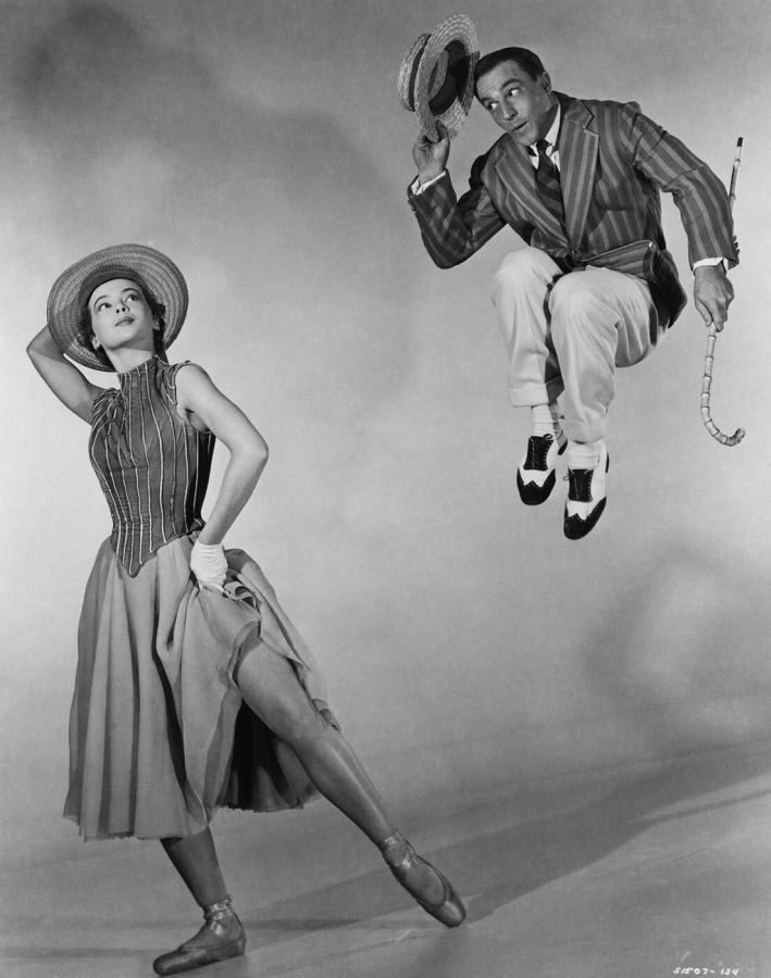 CelebMuseums's tweet photo. Gene Kelly coaching Leslie Caron during the filming of American In Paris. @kellysarchive @GeneKellyLegacy @genekellyooc @GeneKellyFans @lesliecarondoc https://t.co/nhVNBy9dmq