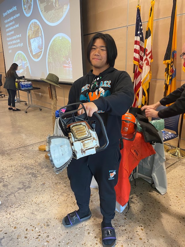 Westlake students attended the "Creating an Environmental Foundation for Success" symposium with Bureau of Land Management at the CSM Velocity Center. <a href="/Westlake_HS/">Westlake High School</a> <a href="/CSMHawks/">CSM Hawks</a> <a href="/BLMNational/">Bureau of Land Management - National</a>